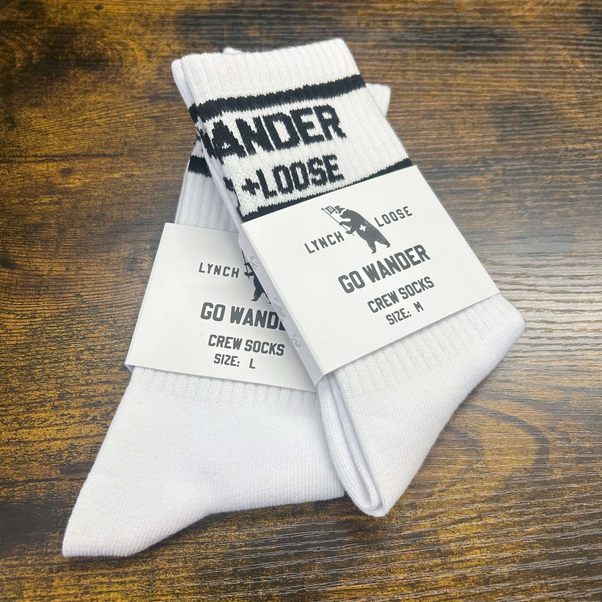 Organic " Go Wander" Socks - Lynch & Loose Clothing