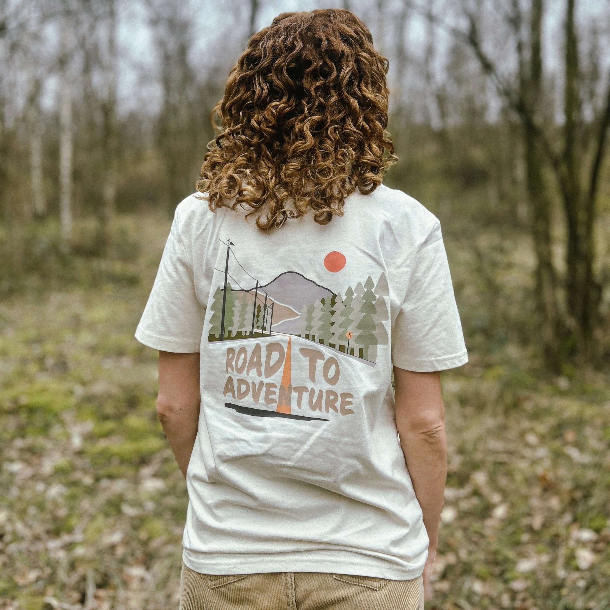 "Road To Adventure" Organic Tee - Lynch & Loose Clothing