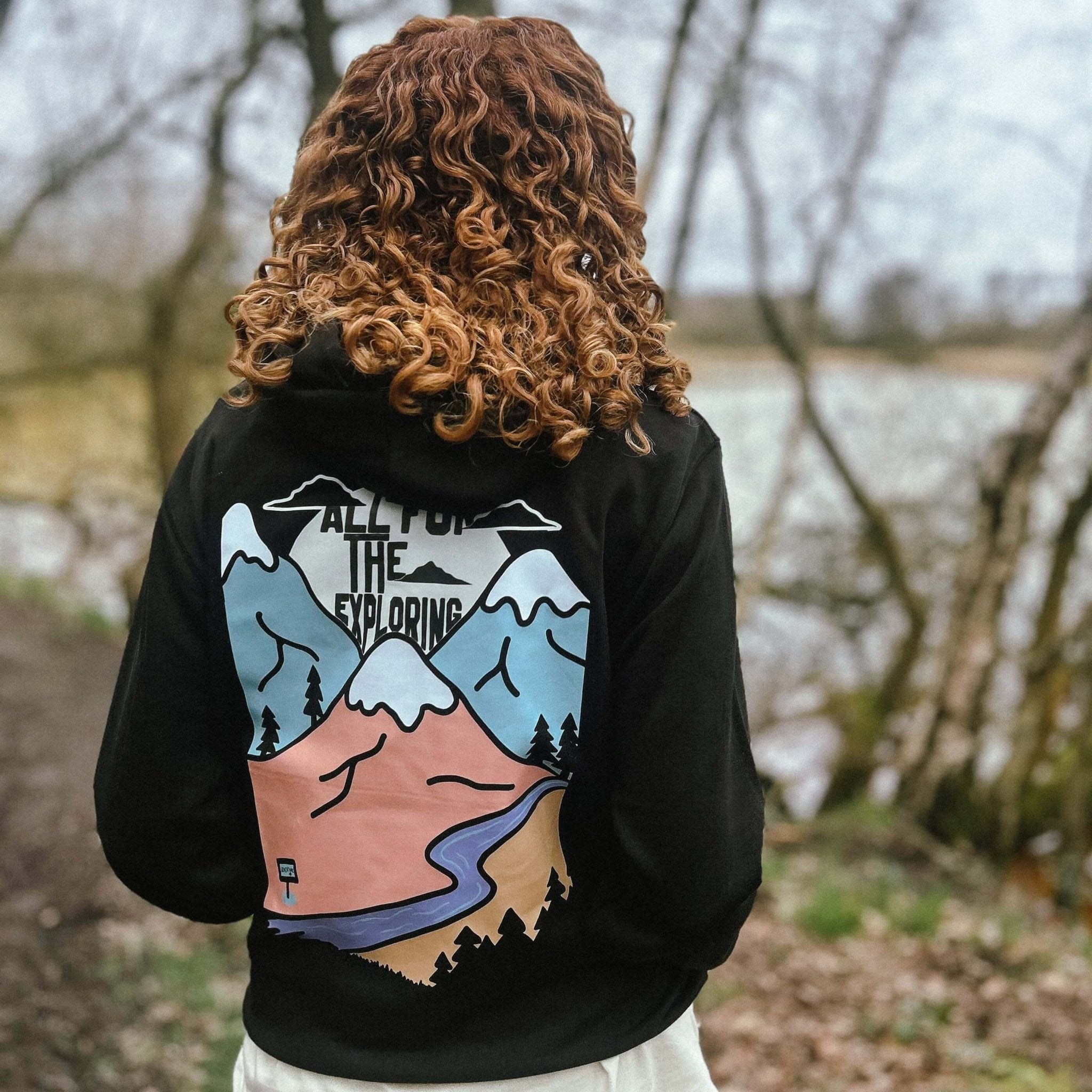 "All For the Exploring" Organic Hoodie - Lynch & Loose Clothing