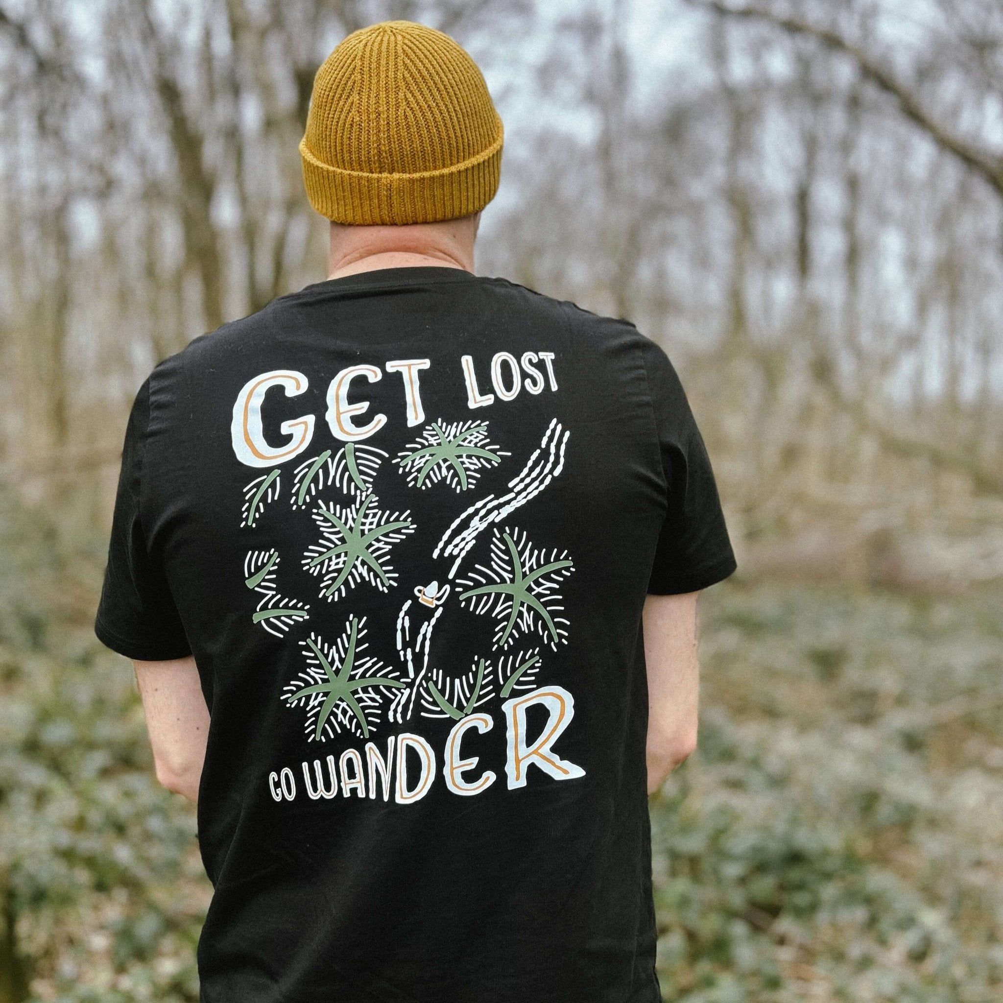 "Get Lost Go Wonder" Organic Tee - Lynch & Loose Clothing