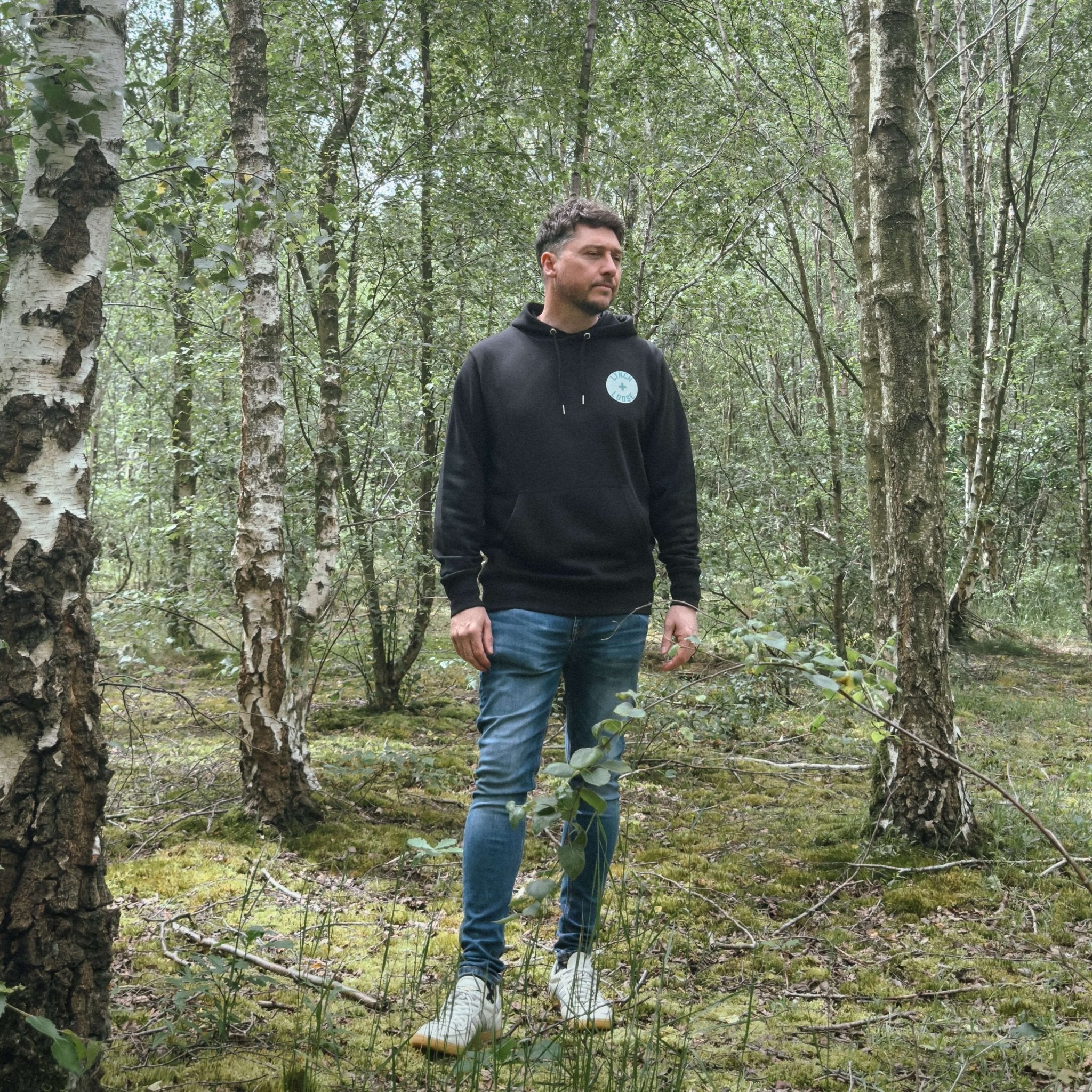 "Go Beyond The Flowers" Organic Hoodie - Lynch & Loose Clothing