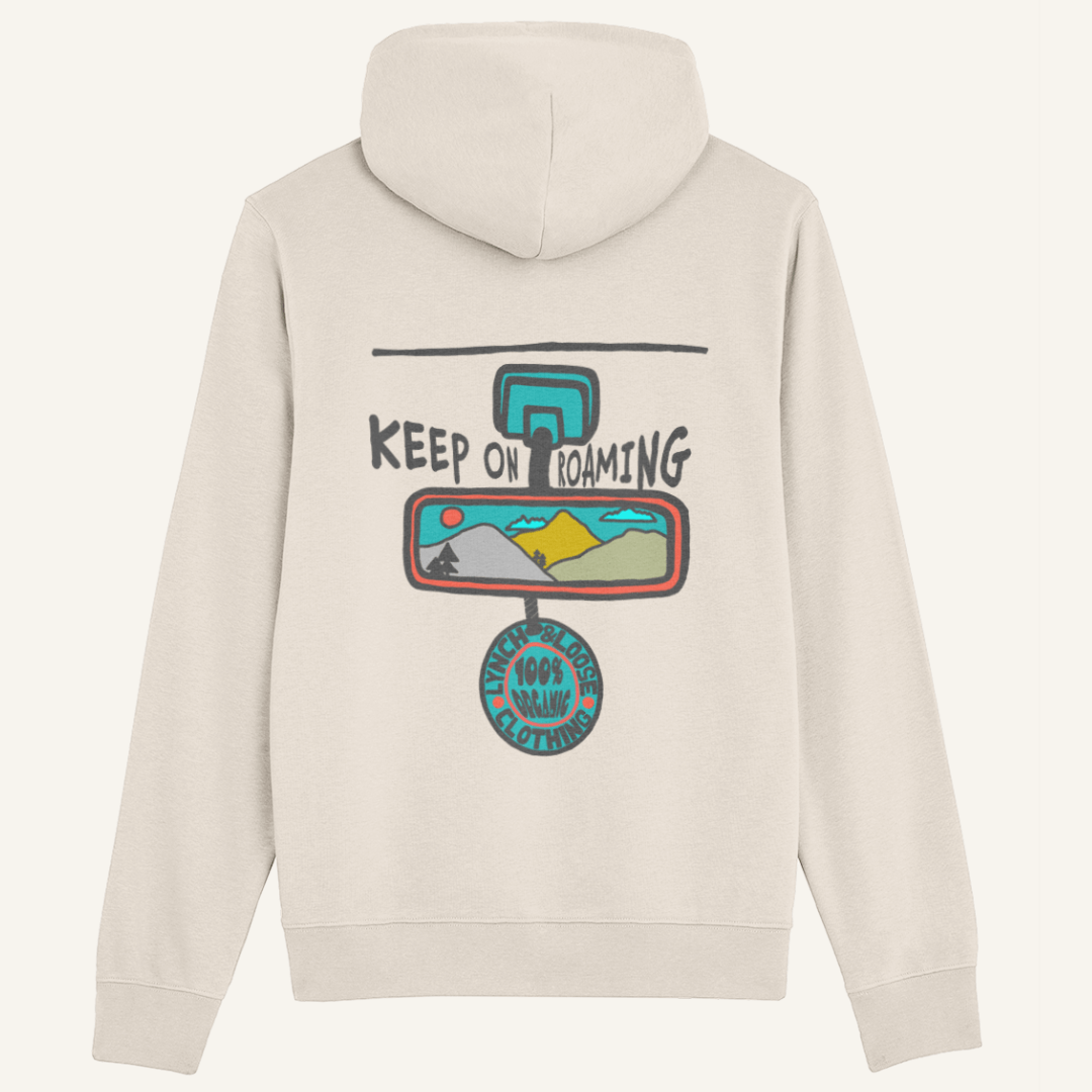 "Keep On Roaming" Organic Hoodie - Lynch & Loose Clothing