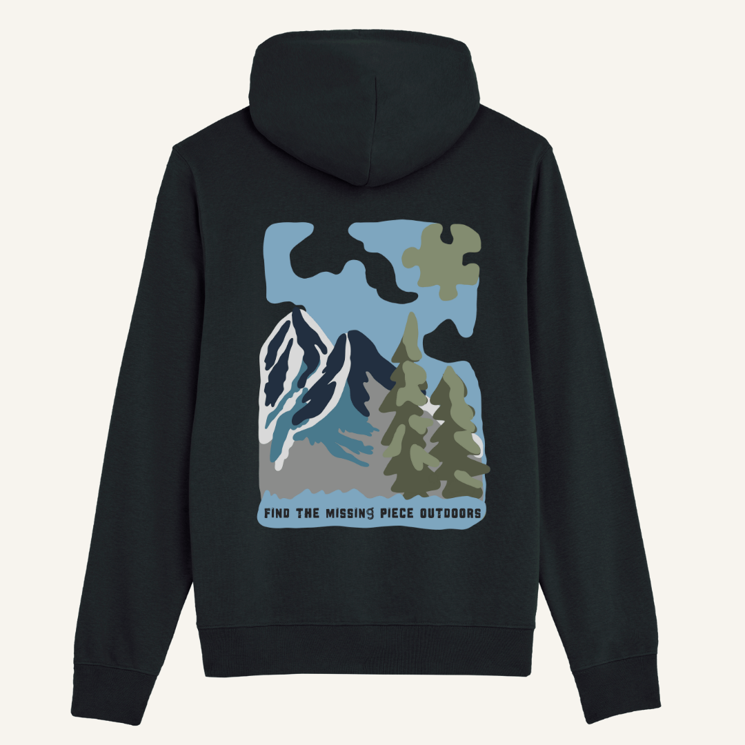 "Missing Piece" Organic Hoodie - Lynch & Loose Clothing