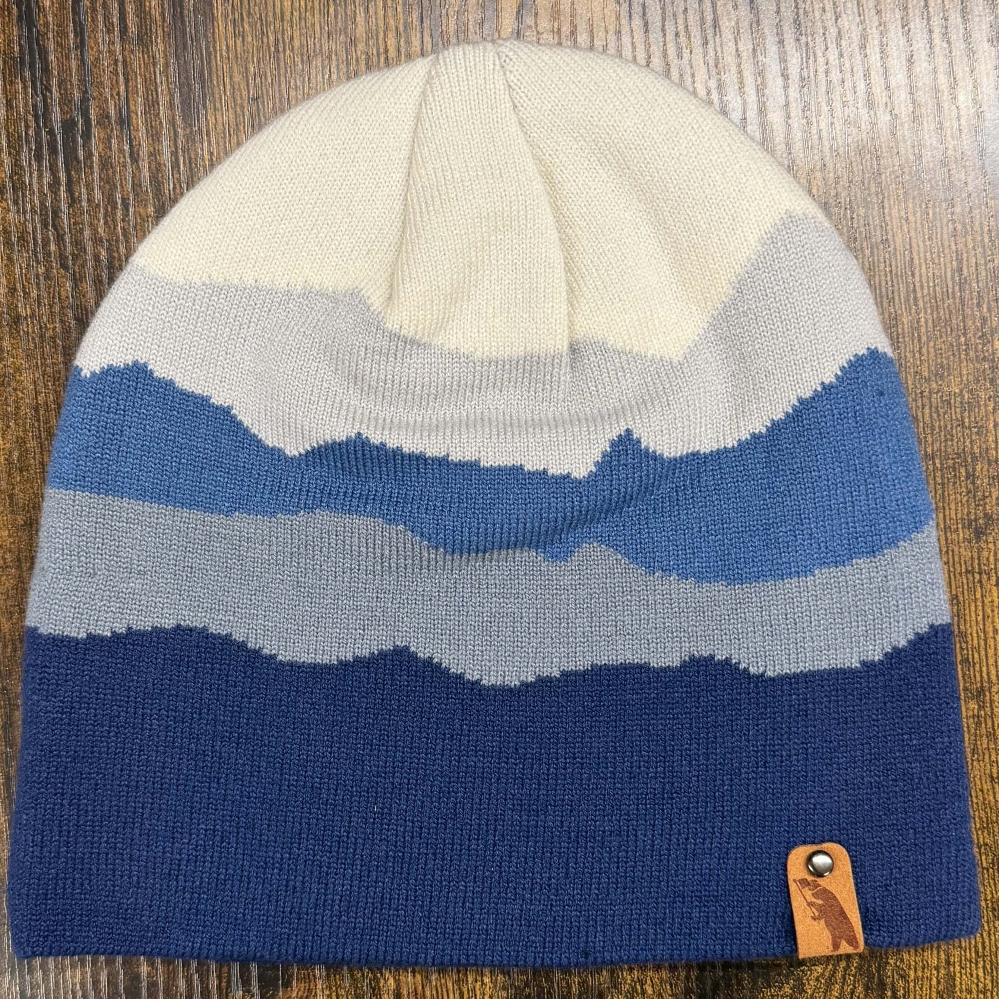 "Ocean" Mountain Peaks Beanie - Lynch & Loose Clothing