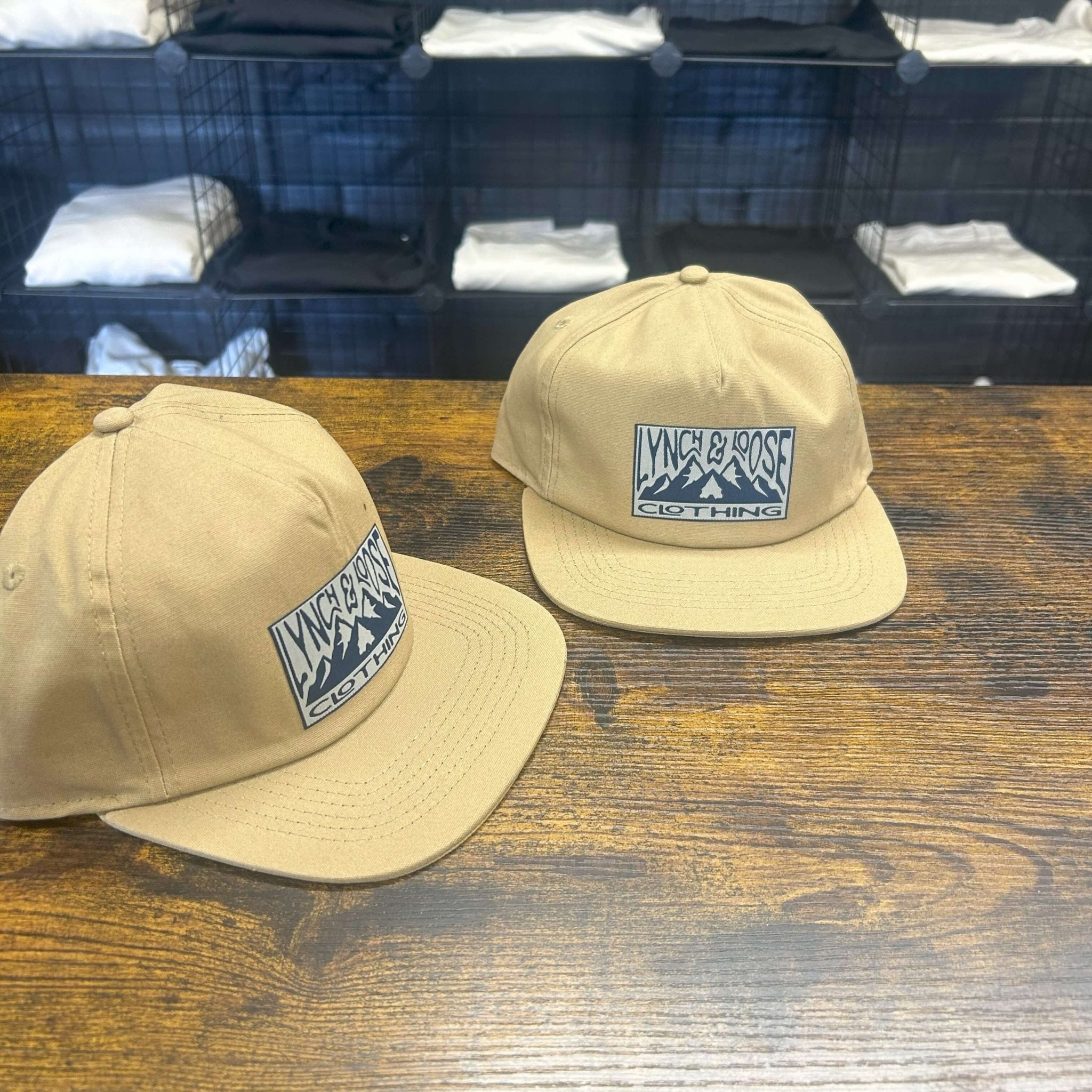 Organic 5 Panel Cap "Sand" - Lynch & Loose Clothing