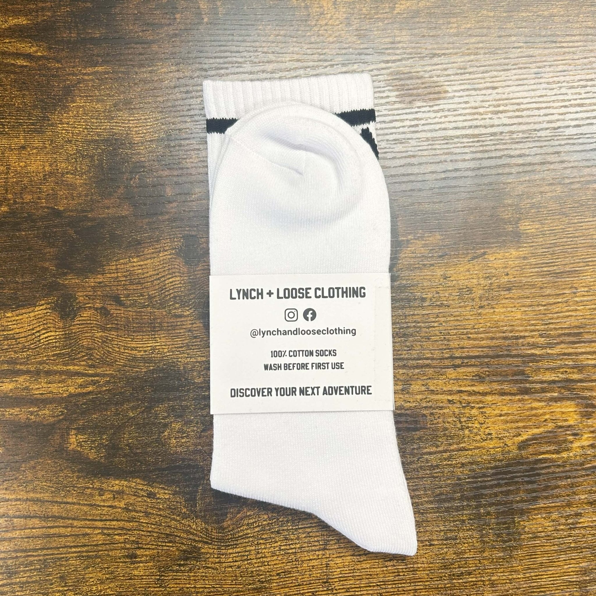 Organic " Go Wander" Socks - Lynch & Loose Clothing