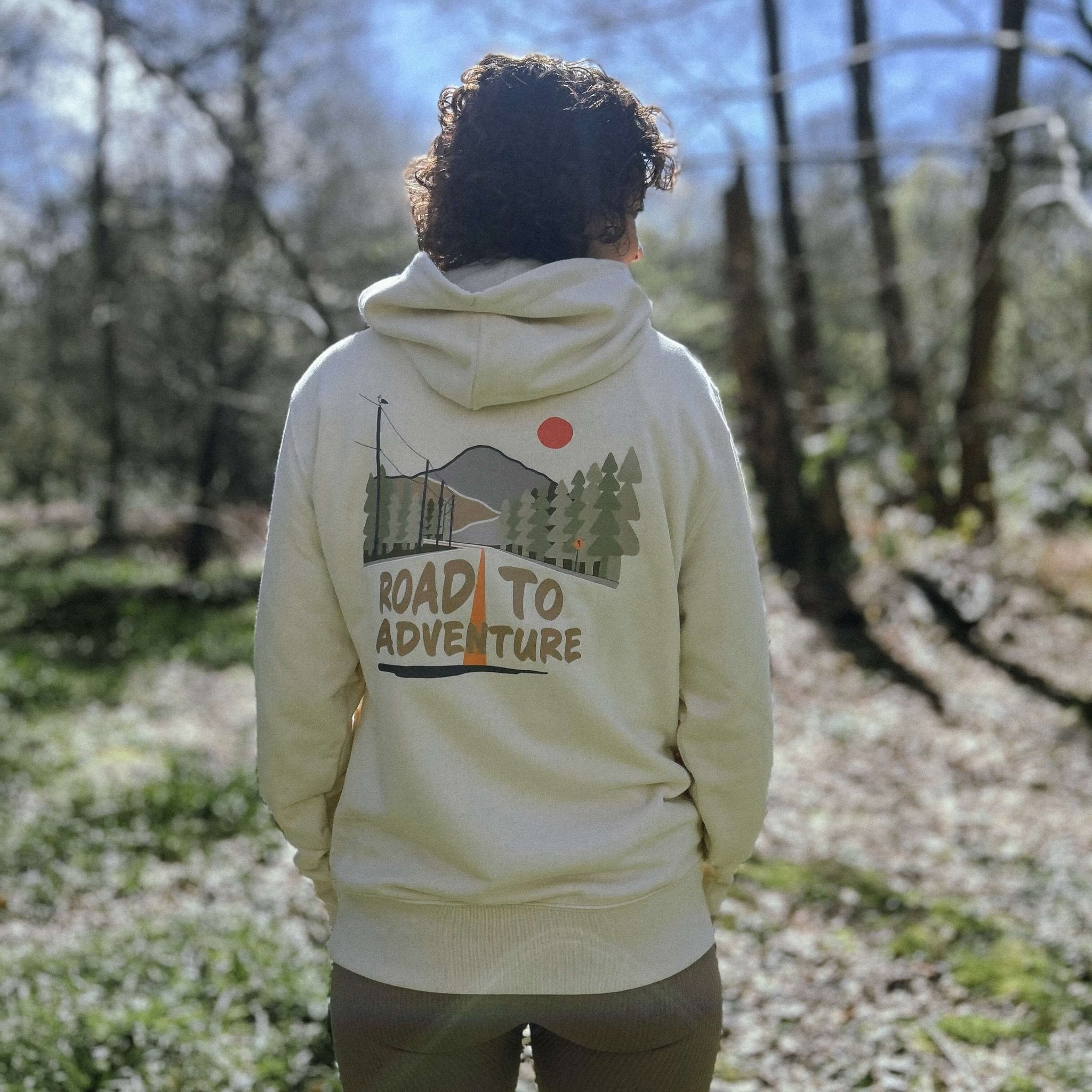 "Road To Adventure" Organic Hoodie - Lynch & Loose Clothing