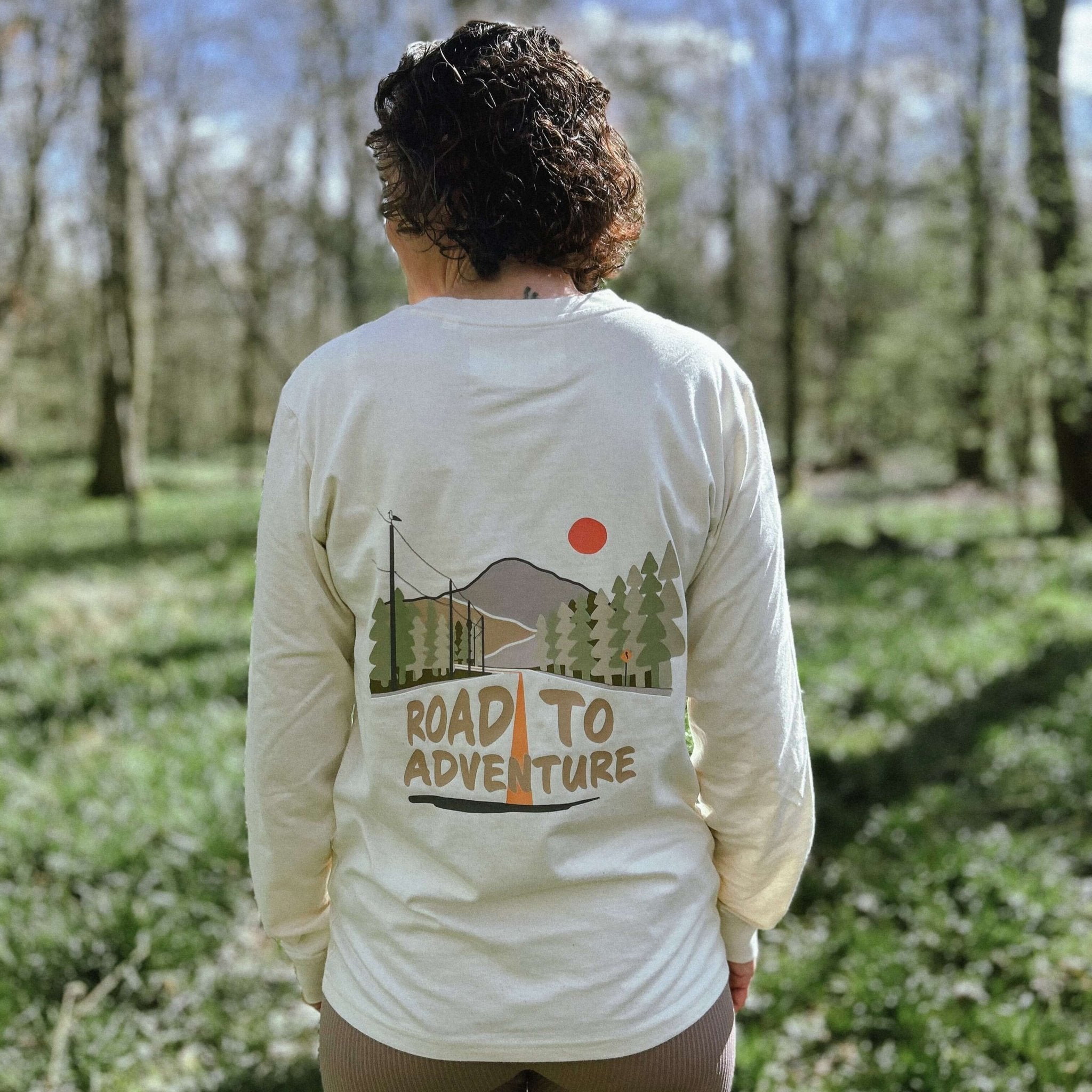 "Road To Adventure" Organic Long Sleeve Tee - Lynch & Loose Clothing