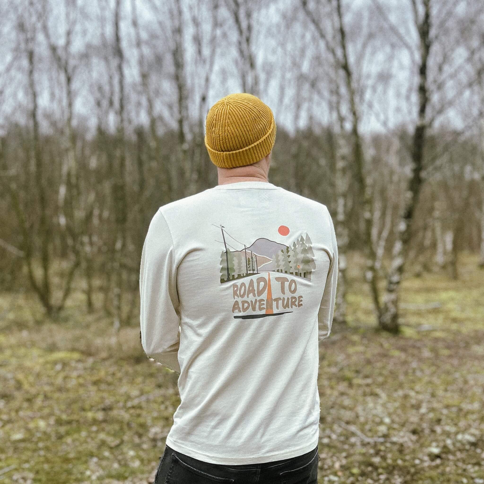 "Road To Adventure" Organic Long Sleeve Tee - Lynch & Loose Clothing