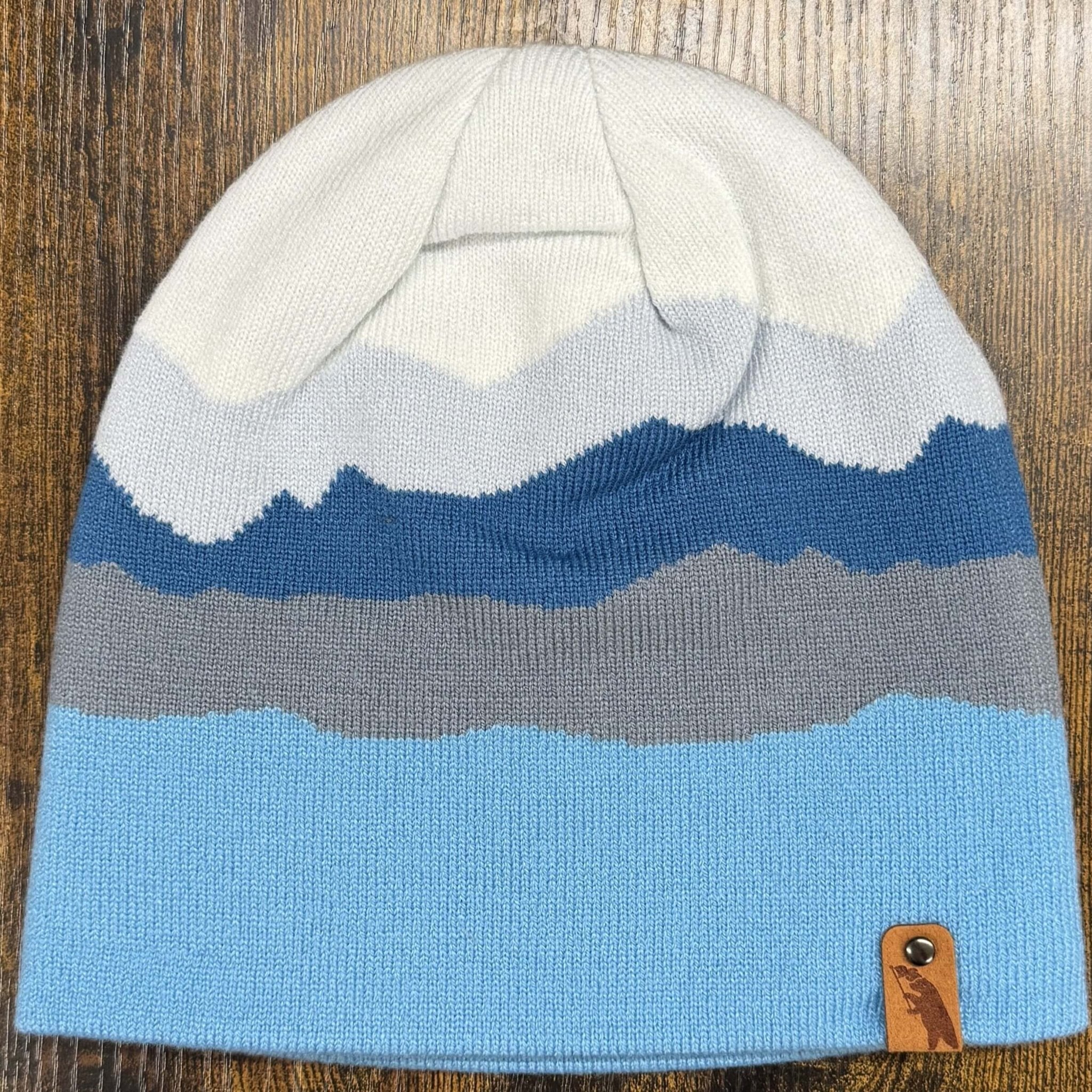 "Snow" Mountain Peaks Beanie - Lynch & Loose Clothing