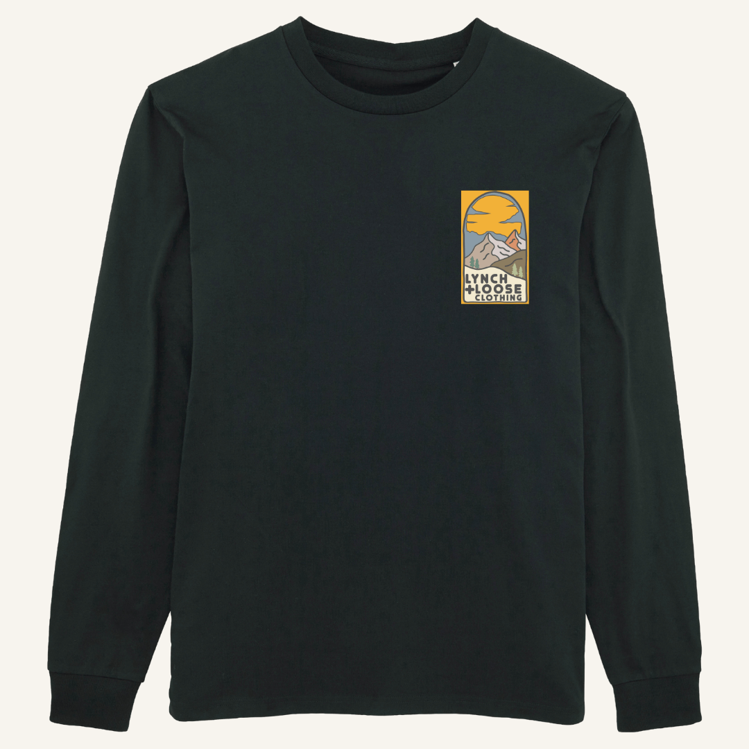 "Sunset" Organic Long Sleeve Tee - Lynch & Loose Clothing