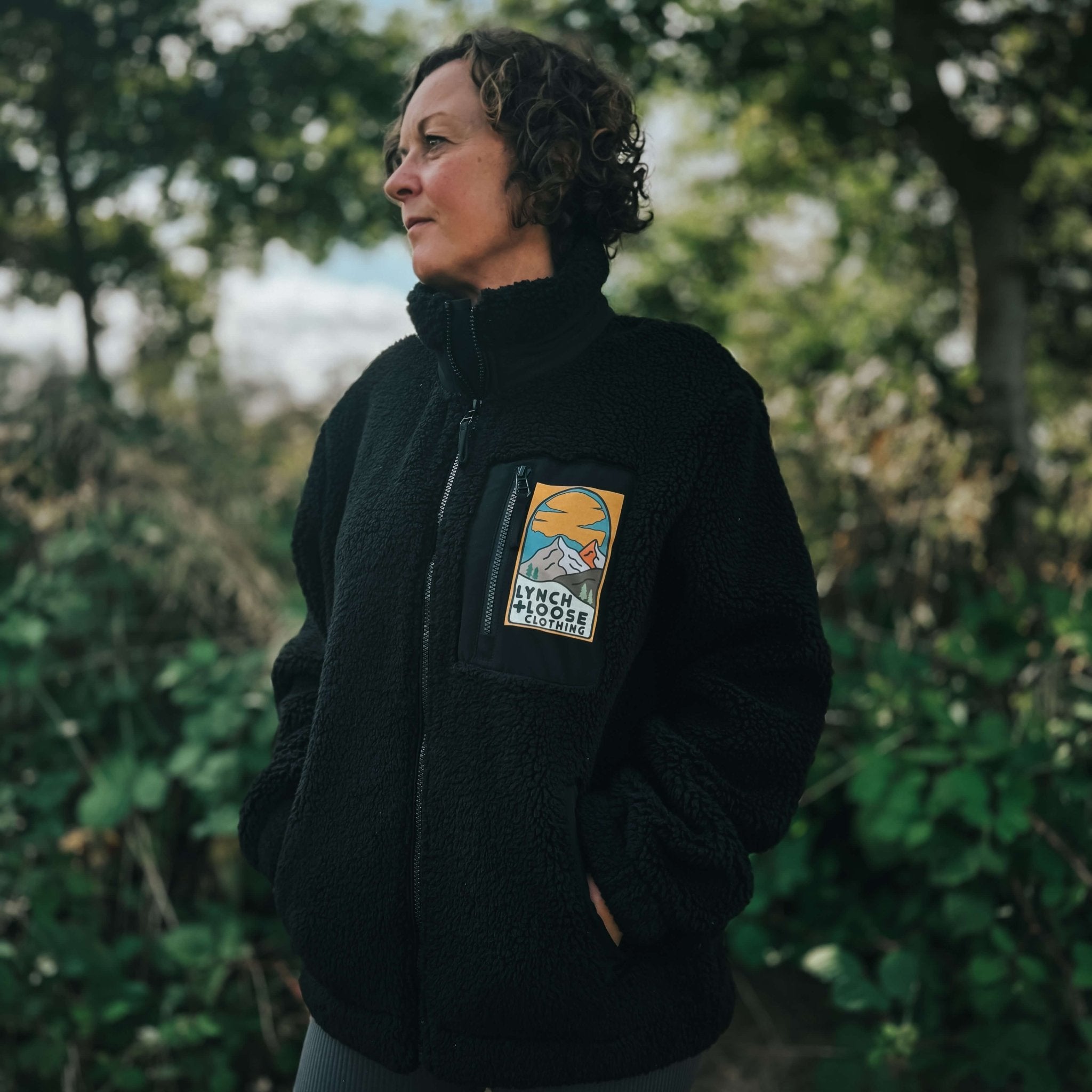 "Sunset" Organic Sherpa Fleece - Lynch & Loose Clothing