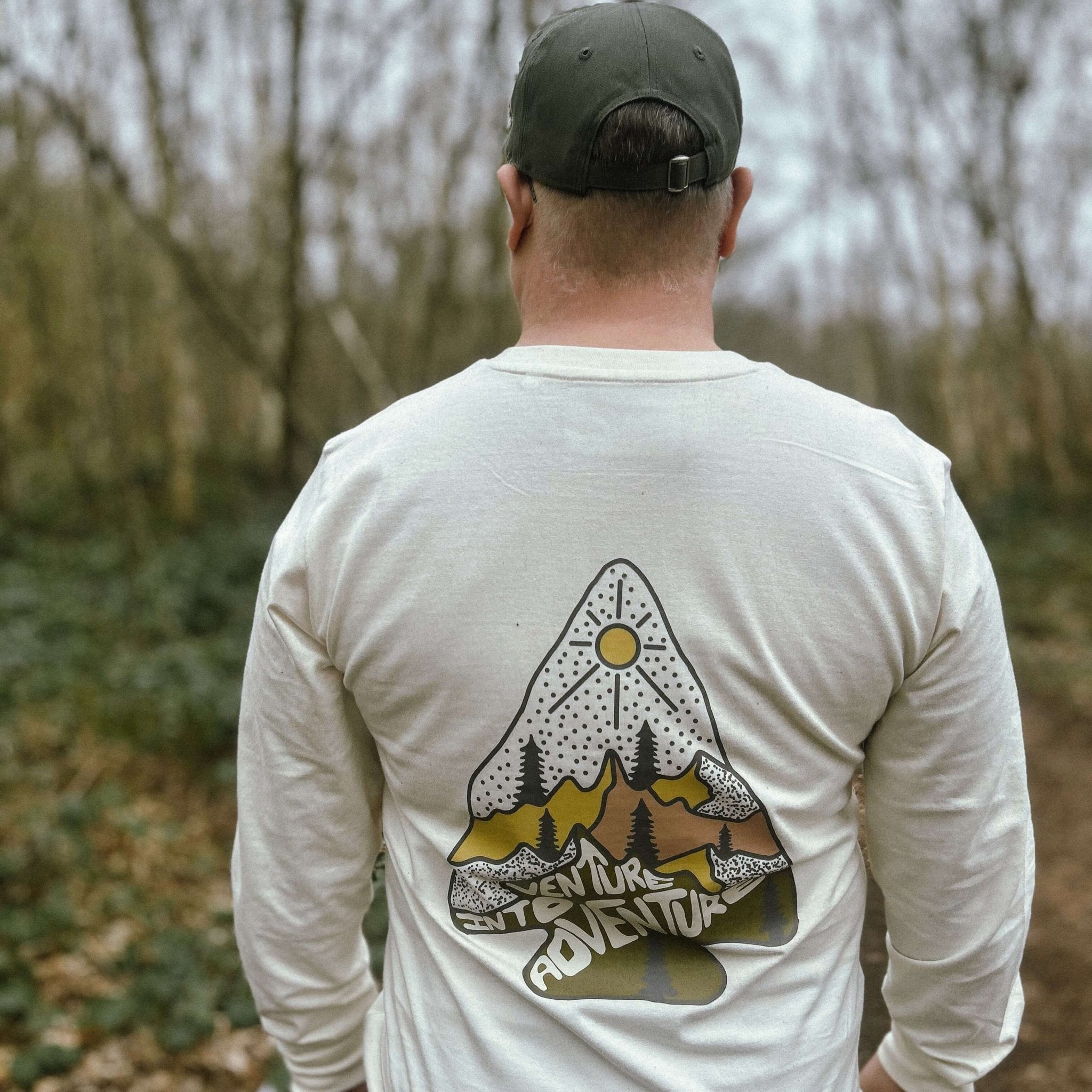 "Venture Into Adventure" Organic Long Sleeve Tee - Lynch & Loose Clothing